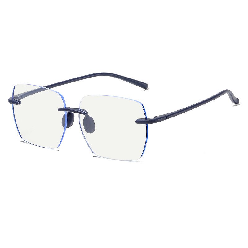 Reading Glasses Manufacturer - New Fashion Full Frame Portable Square Folding Anti-Blue Ray & Anti-Fatigue