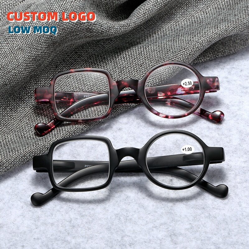 Reading Glasses Manufacturer - 2025 Stylish Colorful Cartoon Small Square Anti-Blue Light for Women