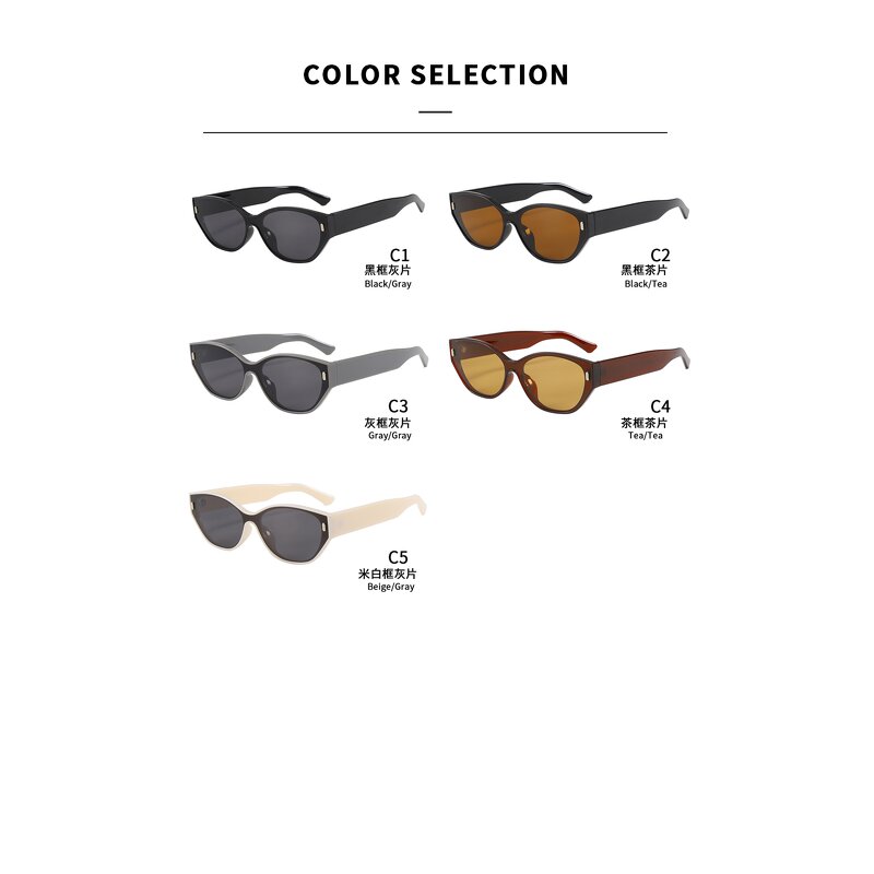 Sunglasses Manufacturer - Women Luxury Vintage Cat Eye with Custom Logo & UV Protection for Travel