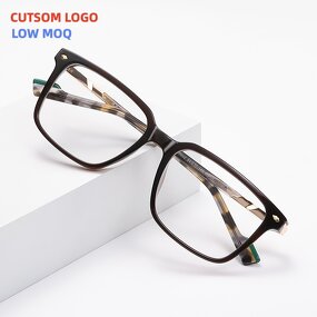 Eyeglass Frame Manufacturer - Unisex Light TR90 Oversized Double Bridge Blue Light Frame