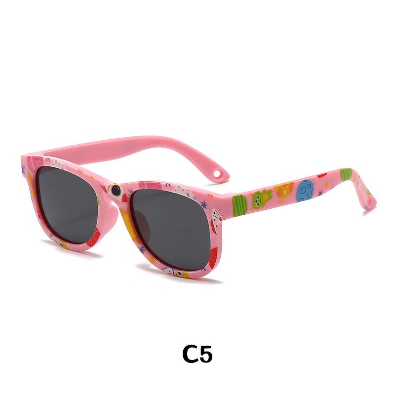 Kids Sunglasses Manufacturer - Cartoon Print Polarized with Custom Logo TAC Lens for Travel