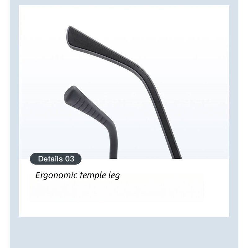 Sunglasses Manufacturer - Customizable 1.1 Metal Three-in-One Square Frame Magnetic Durable Double Bridges