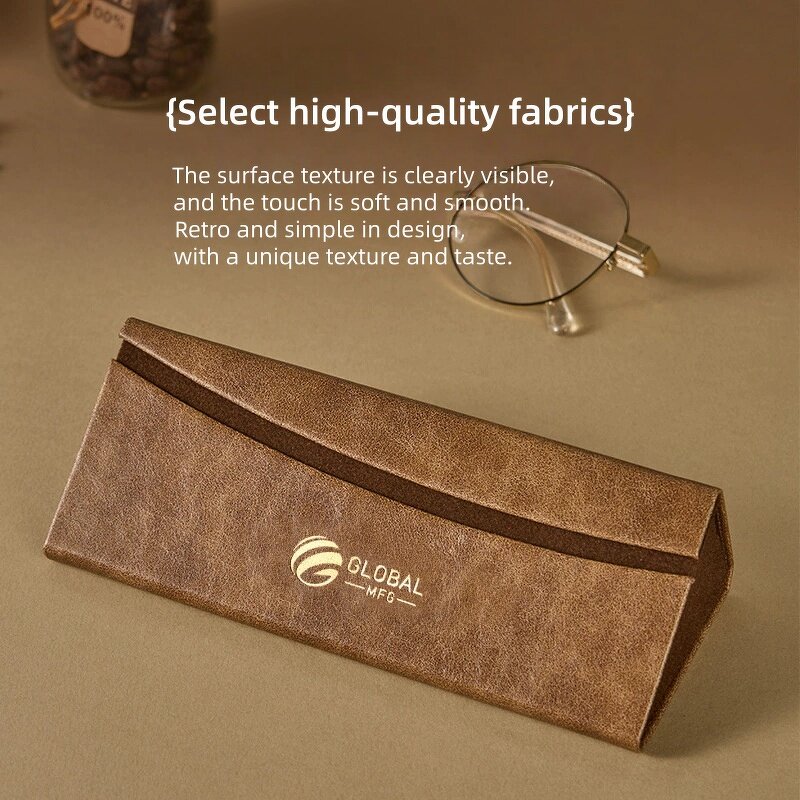 Glasses Case Manufacturer - Triangle Folding Custom Logo Pressure Prevention Hard Packaging Box