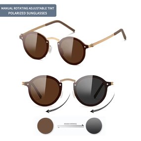 Glasses Manufacturer - Fashion Cat Eyes Retro Photochromic Light Weight Anti-Blue Frame TAC Lenses