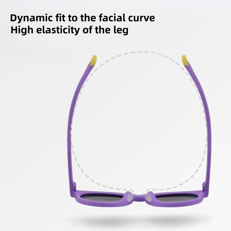 Kids Sunglasses Manufacturer - Fashion Flexible Round Polarized with Custom Logo & UV400 for Daily Outdoor