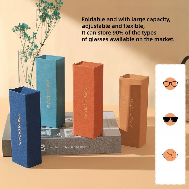 Glasses Case Manufacturer - Wholesale Portable Handmade Custom Logo Magnetic for Men Women