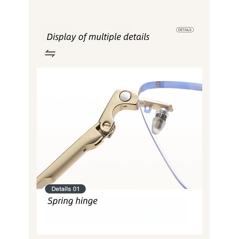 Sunglasses Manufacturer - 1.1 Aluminum Magnesium Double Bridges Magnetic Set Square Frame Polarized Anti-Radiation