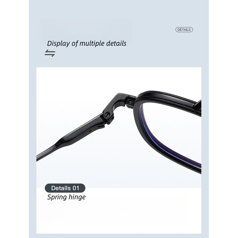 Sunglasses Manufacturer - Best Selling 1.1 Folding Magnetic Sleeve Block Blue Light Clip on Polarized