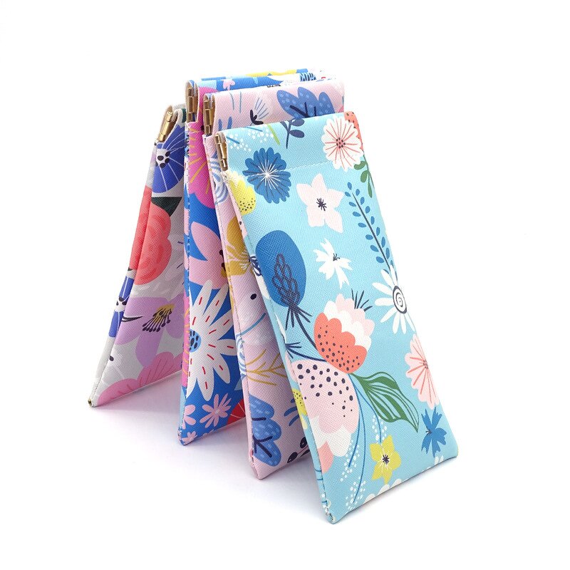 Pen Case Manufacturer - Custom Logo PU Leather Pen Sleeve Classical Style Cover for Storage