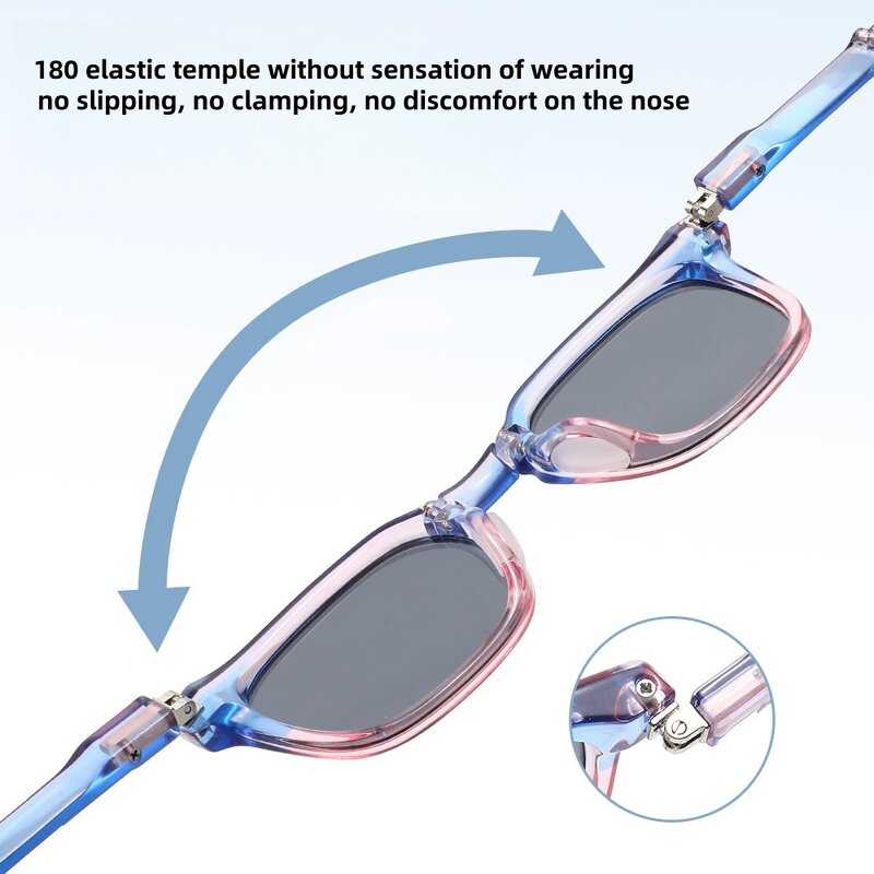 Kids Sunglasses Manufacturer - Square TR90 Frame Polarized with Custom Logo & UV400 Lens Foldable