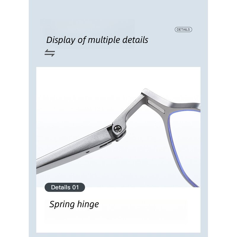 Sunglasses Manufacturer - 2025 Trending Men's Polarized Night Vision 1.1 Folding Magnetic Set Square Clip Anti-Radiation