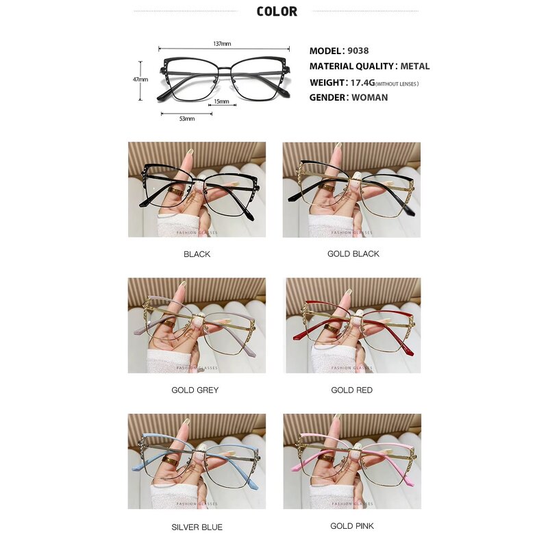 Glasses Manufacturer - 2025 New Design Square Blue Light Blocking for Men Women