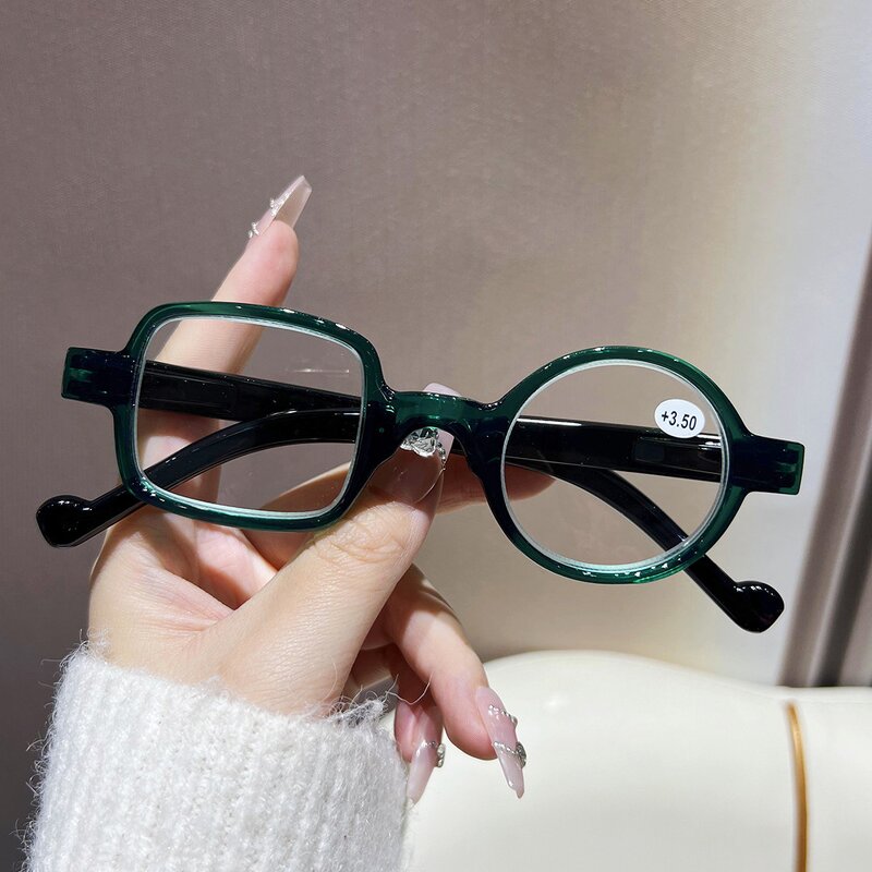 Reading Glasses Manufacturer - 2025 Stylish Colorful Cartoon Small Square Anti-Blue Light for Women
