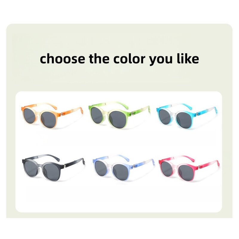 Kids Sunglasses Manufacturer - Polarized TR90 Frame with Custom Logo Foldable for Outdoor Activities