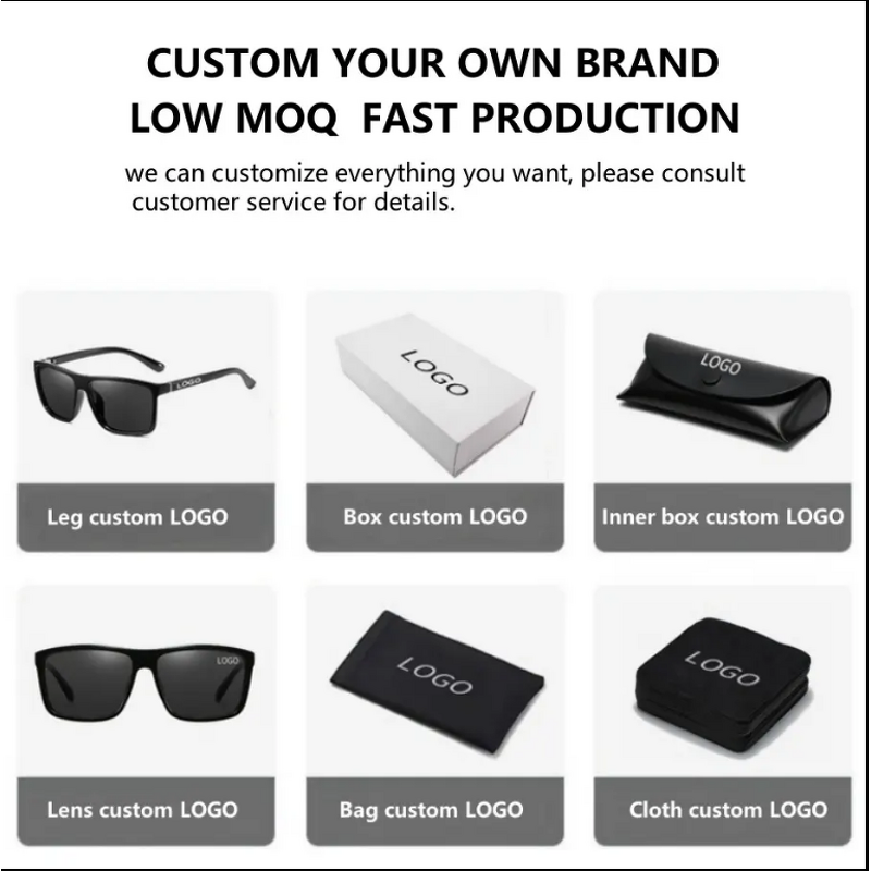 Sunglasses Manufacturer - TR90 Classic Style Polarized for Outdoor Fish Eye Protection Men Women