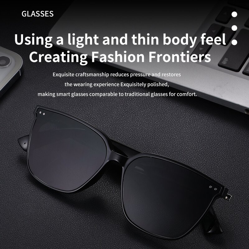 Smart Sunglasses Manufacturer - Trend GT30 AI with Automatic Bluetooth Metal Spring Hinge for Music & Call