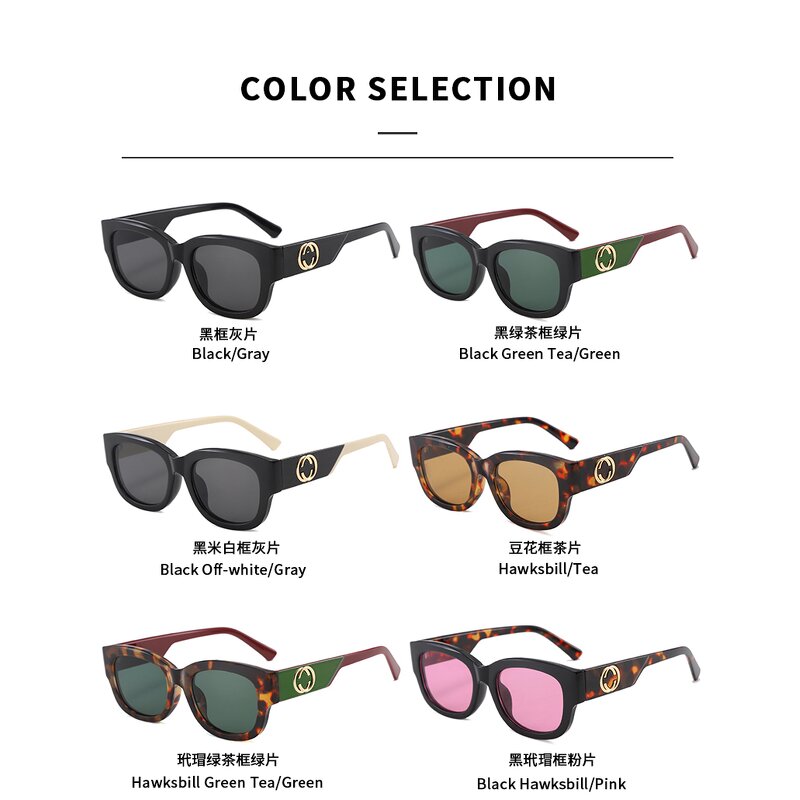 Sunglasses Manufacturer - Fashion Oversized Large Frame PC Material with UV400 Protection
