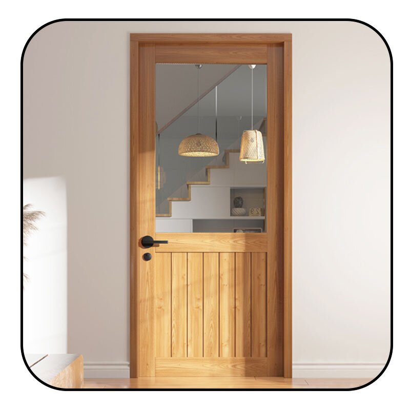 Interior Door Manufacturer - Sales Cabin Special Design Indoor Outdoor Customizable with Glass