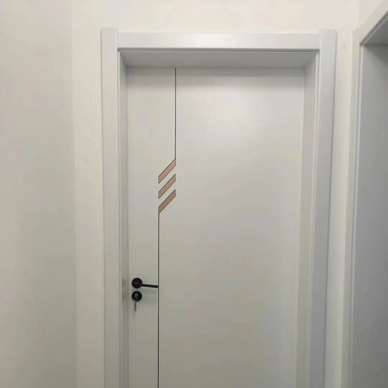 Interior Door Manufacturer - High Grade Carbon Fiber Solid Wood Composite Unpainted for Bedroom