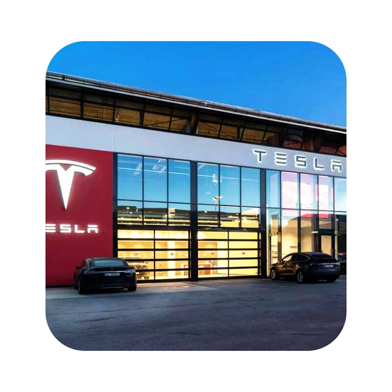 Glass Perspective Door Manufacturer - Multi-section Aluminum Alloy for Automobile 4S Shop