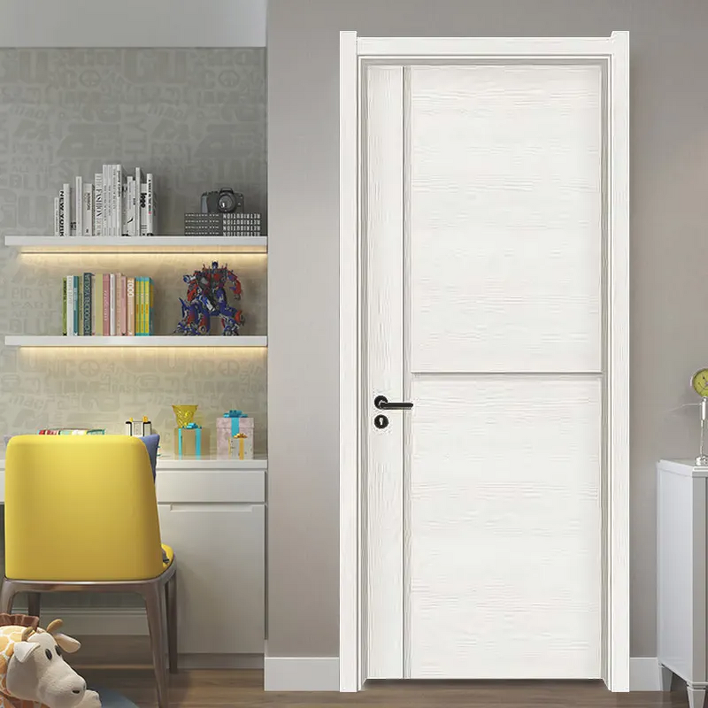 Interior Door Manufacturer - High Quality Solid Wood Silent Carbon Fiber for Bedroom