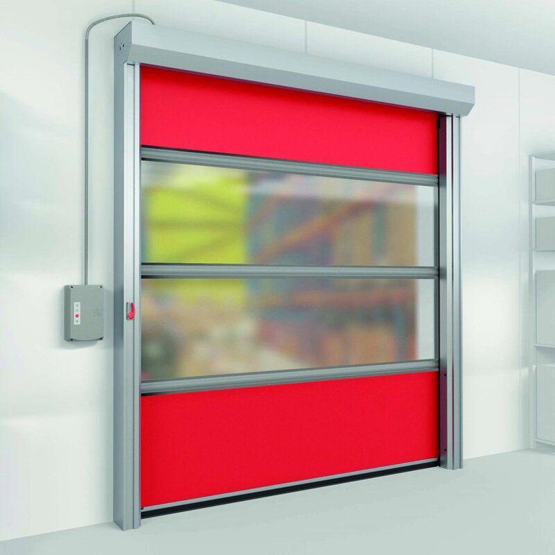 Roller Shutter Door Manufacturer - Clean Workshop PVC Fast Servo Motor Splicing Flat Motor