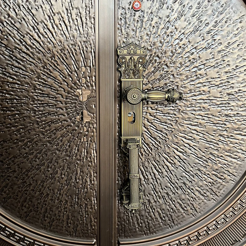 Security Door Manufacturer - Zinc Alloy Casting Aluminum Steel Home Security Entry