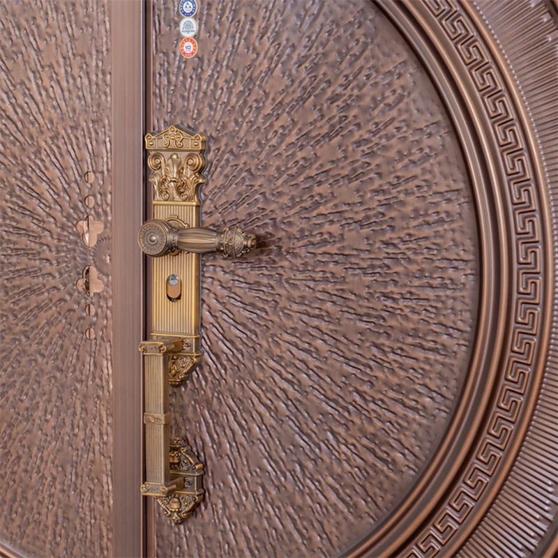 Security Door Manufacturer - Zinc Alloy Casting Aluminum Steel Home Security Entry