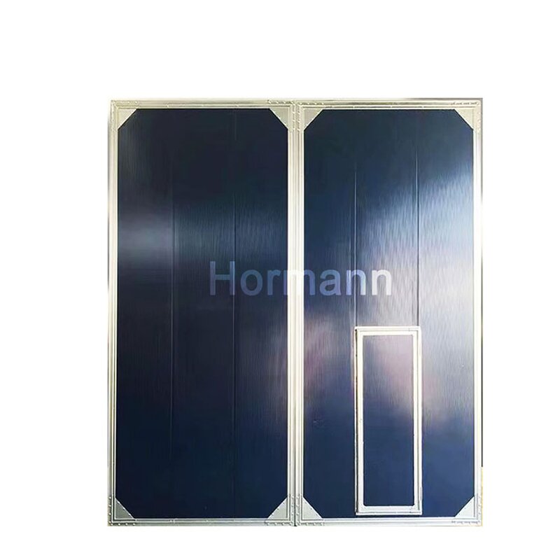 Industrial Sliding Door Manufacturer - Pu Foam Insulated Double Panel Sectional Overhead