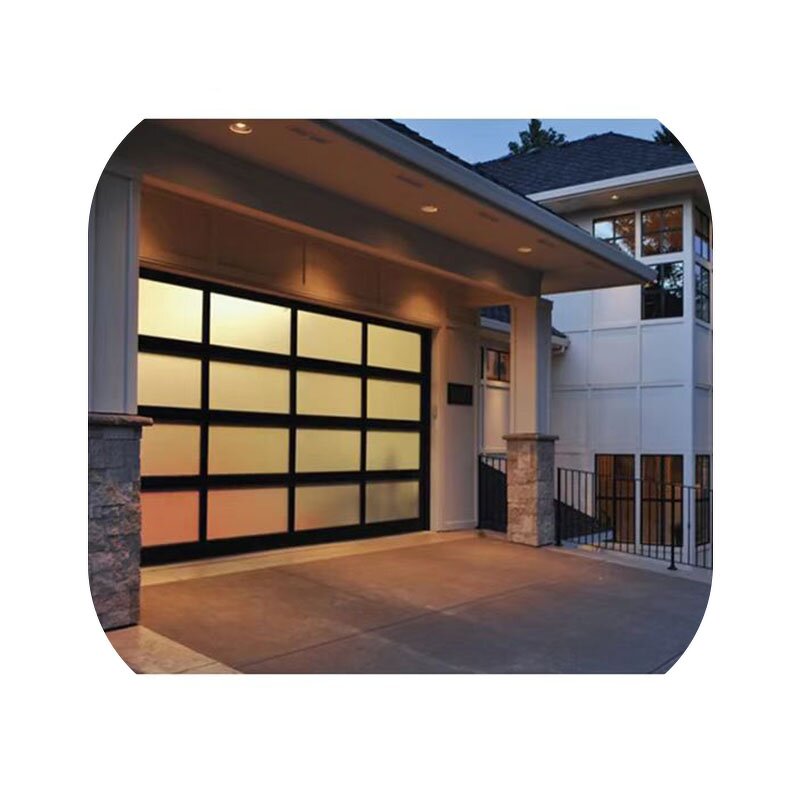 Glass Garage Door Manufacturer - Modern 4S Point Panoramic Perspective Safe Beautiful