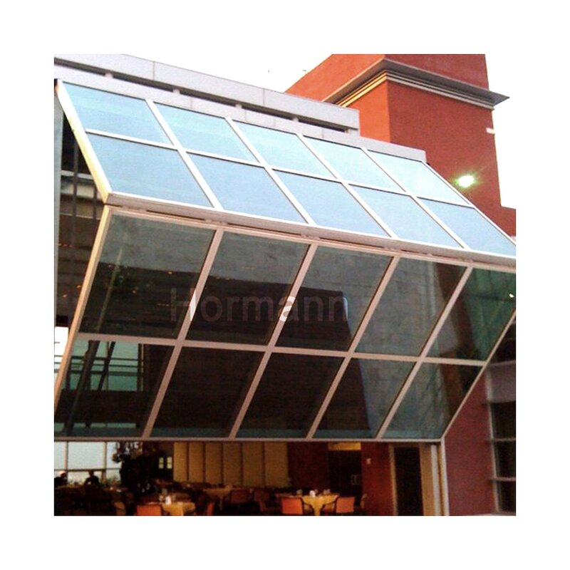 Garage Door Manufacturer - Modern Frameless Glass Aluminum Frame Electric Motor