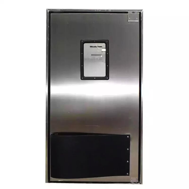 Traffic Door Manufacturer - Stainless Steel Double-Acting Crash Bump Impact Free Thermal Insulation Manual Opening