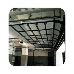 Garage Door Manufacturer - Modern Design Clear Glass Electric Automatic Lifting Transparent