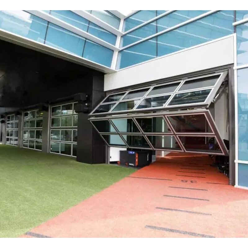 Garage Door Manufacturer - Electric Sliding Vertical Aluminum Alloy Folding Aluminum Glass Vertical Folding