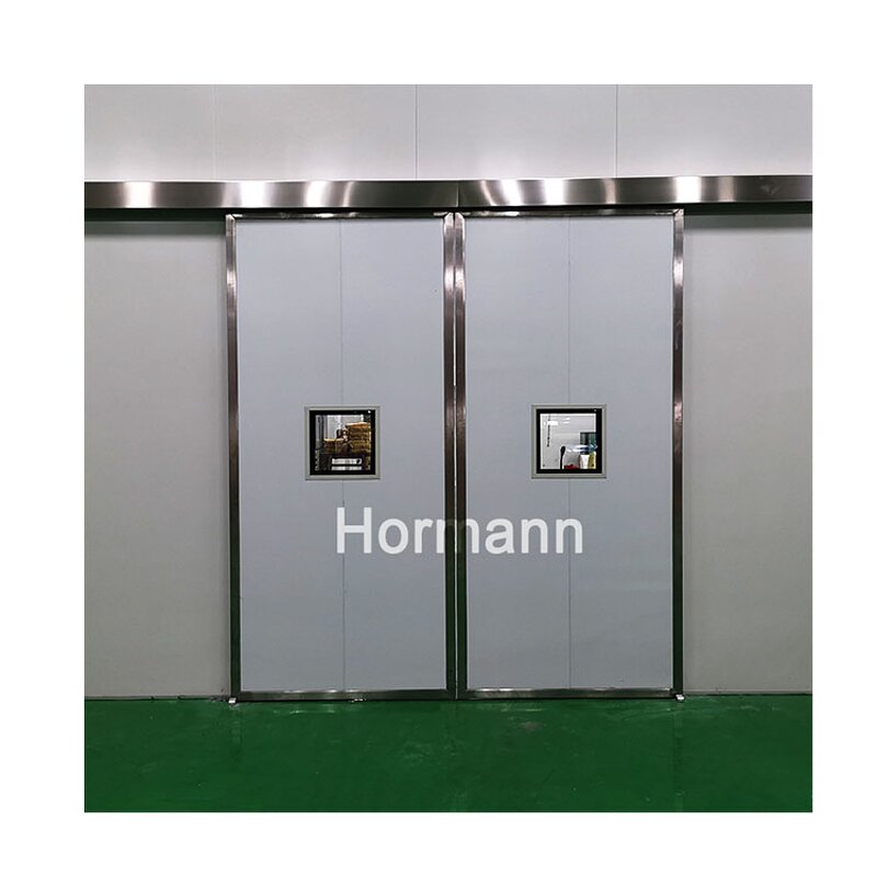Industrial Sliding Door Manufacturer - Hot Selling Double Glazed Customized Color Style Color Steel Panels