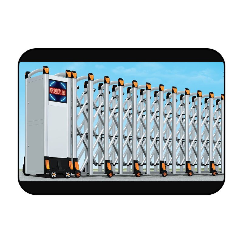 Electric Retractable Door Manufacturer - Stainless Steel for Factory School Gate