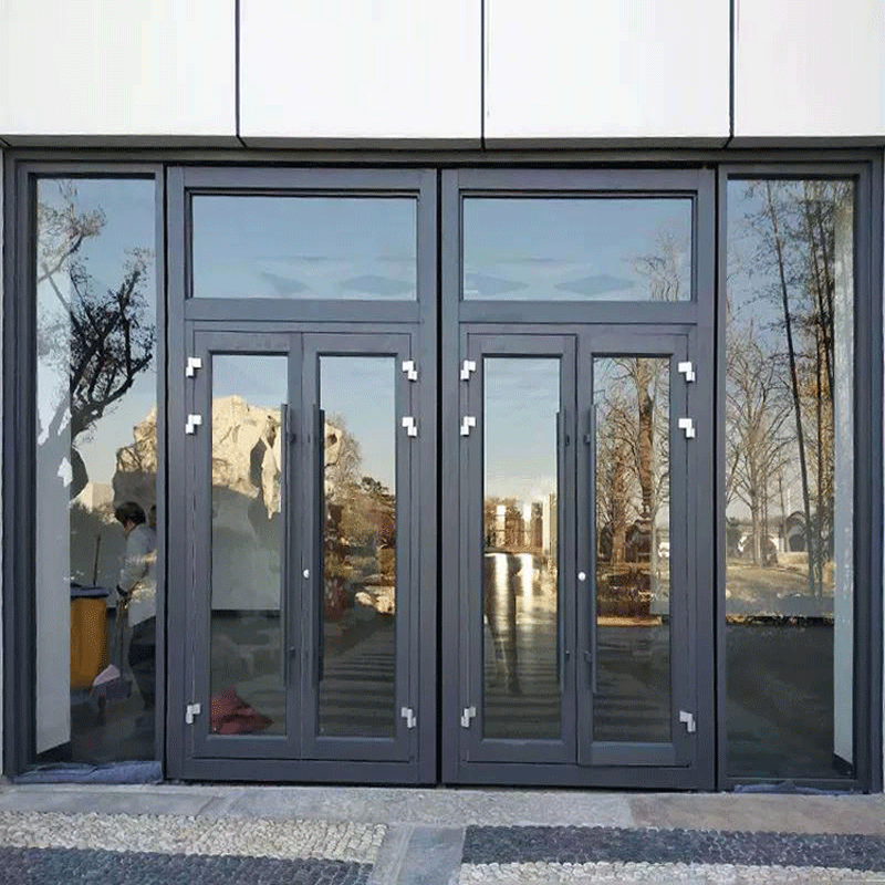 Folding Doors Manufacturer - Modern Sliding Metal Fenestration French Patio Energy Saving Toughened Double Glazed