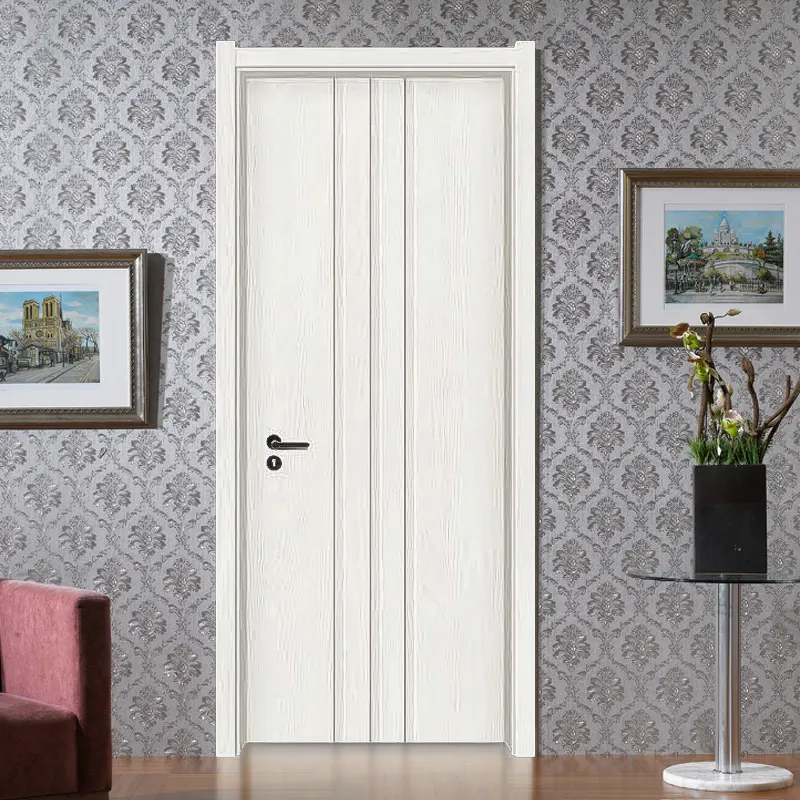 Interior Door Manufacturer - High Quality Solid Wood Silent Carbon Fiber for Bedroom