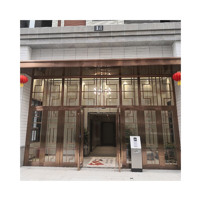 Sliding Door Manufacturer - Aluminum Alloy Breakaway Design Interior Opens by Sliding