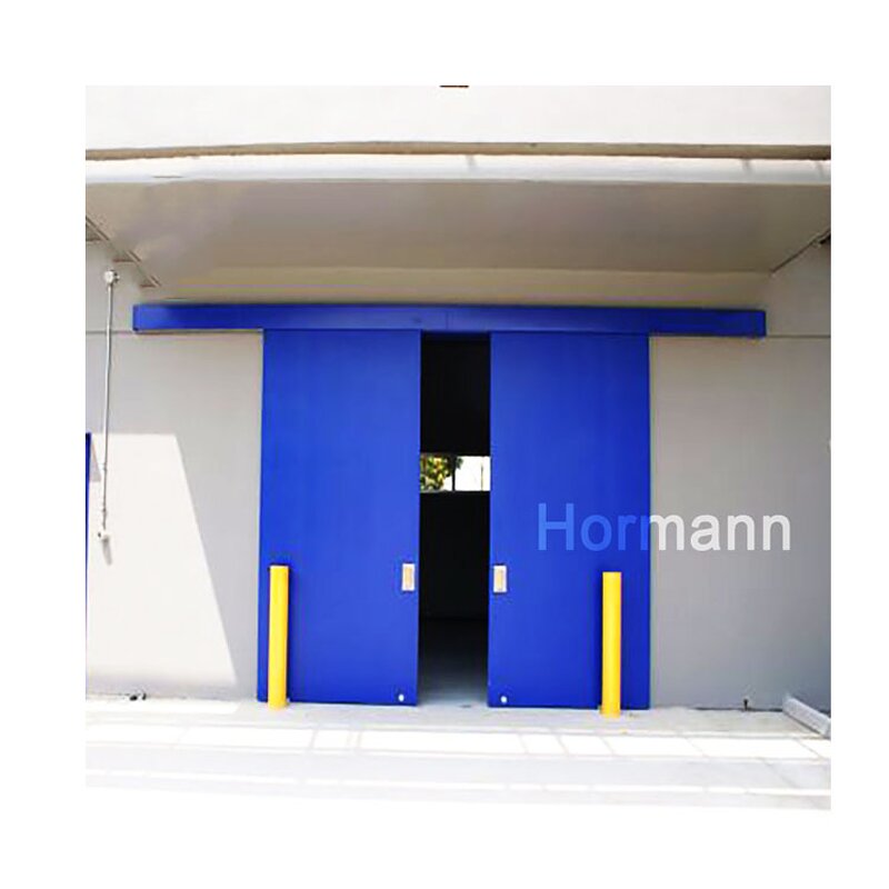 Industrial Sliding Door Manufacturer - Hot Selling Double Glazed Customized Color Style Color Steel Panels