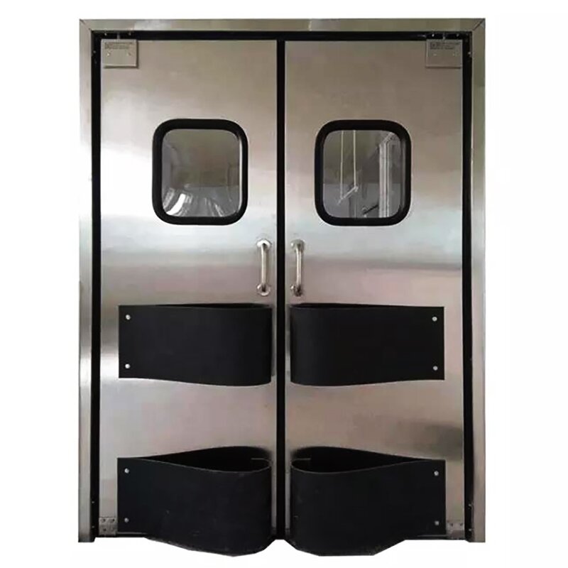 Traffic Door Manufacturer - 304 Stainless Steel Free Collision Barrier-free 180-degree with Collision Avoidance Area