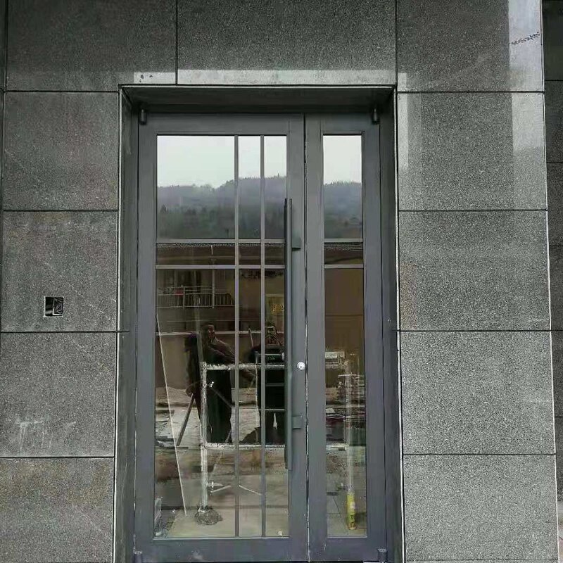 Folding Doors Manufacturer - Modern Sliding Metal Fenestration French Patio Energy Saving Toughened Double Glazed