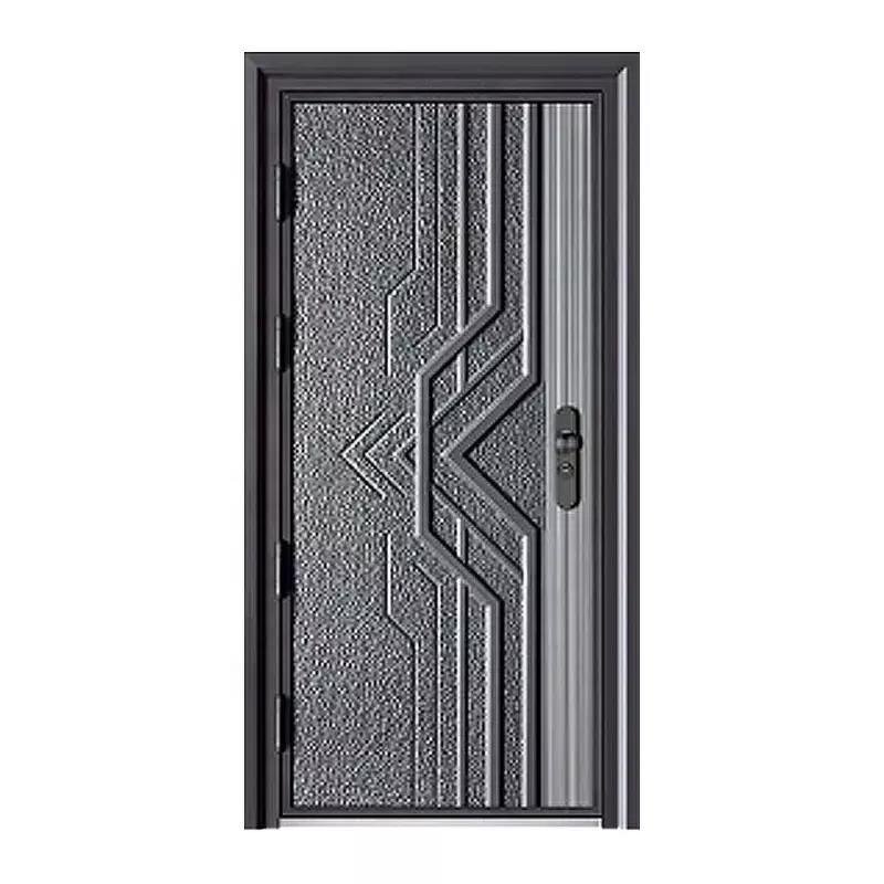 Steel Door Manufacturer - OEM Saw-Proof Edge Lock Interior Doors Latest Main Gate Design