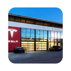 Industrial Door Manufacturer - See-through Segmented Lifting Garage Commercial Side Door