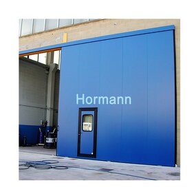 Industrial Sliding Door Manufacturer - Workshop Large Electric Can Open Small Doors Anti-flame Retardant Polyurethane Insulation