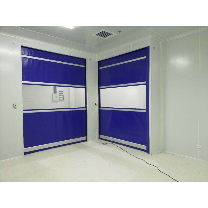 Roller Shutter Door Manufacturer - Clean Workshop PVC Fast Servo Motor Splicing Flat Motor