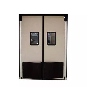 Traffic Door Manufacturer - Stainless Steel Double-Acting Crash Bump Impact Free Thermal Insulation Manual Opening