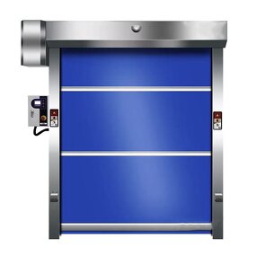 Rolling Shutter Door Manufacturer - Color Polyvinyl Chloride Rapid Electric