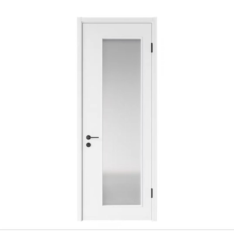 Glass Door Manufacturer - Half Glass Half Plate Titanium Magnesium Alloy Tempered