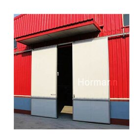 Industrial Door Manufacturer - Polyurethane Foam Bulletproof Security Steel Panel Sectional Sliding